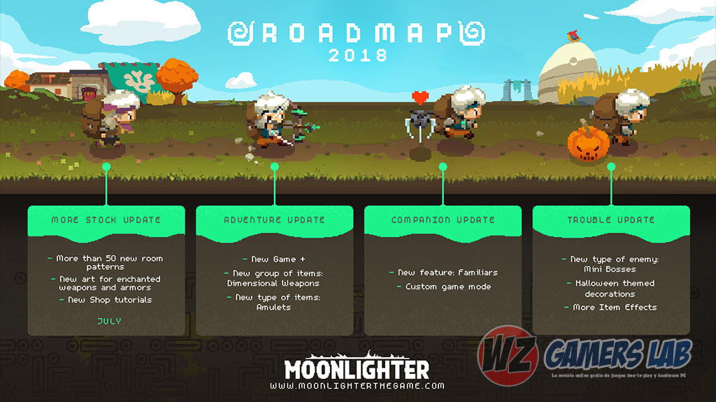 Moonlighter en WZ Gamers Lab - La revista digital online de videojuegos free to play y Hardware PC