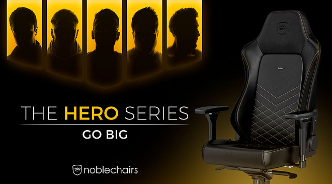 Ya disponibles las sillas Hero Series de noblechairs en WZ Gamers Lab - La revista digital online de videojuegos free to play y Hardware PC