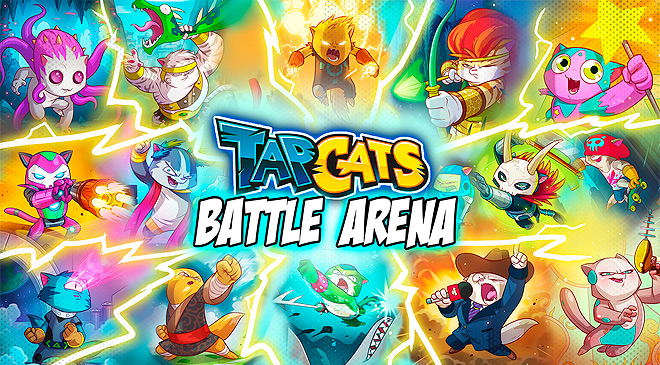 Un nuevo juego de cartas con Tap Cats: Battle Arena